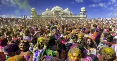 Holi festival of colors.